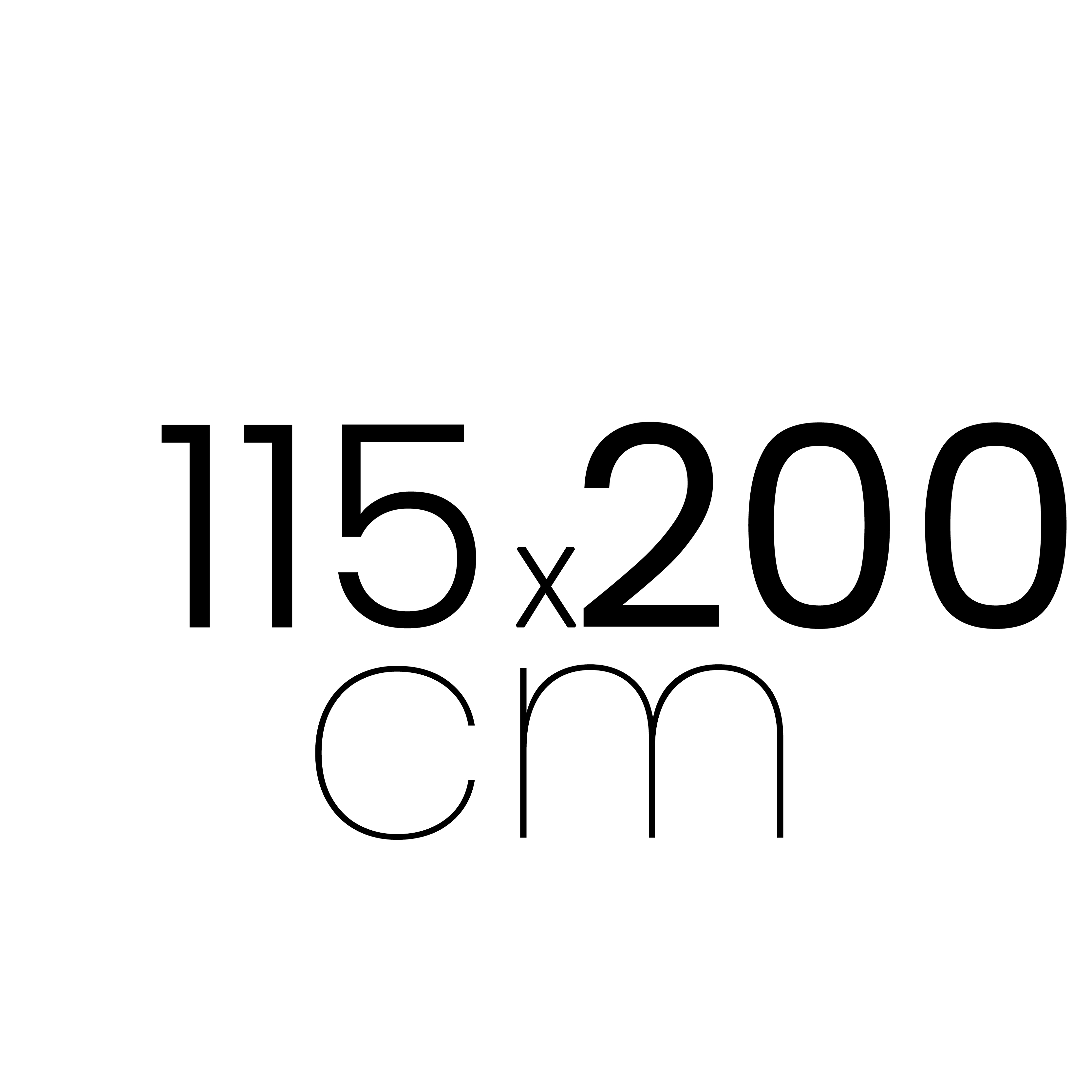 115 x 200