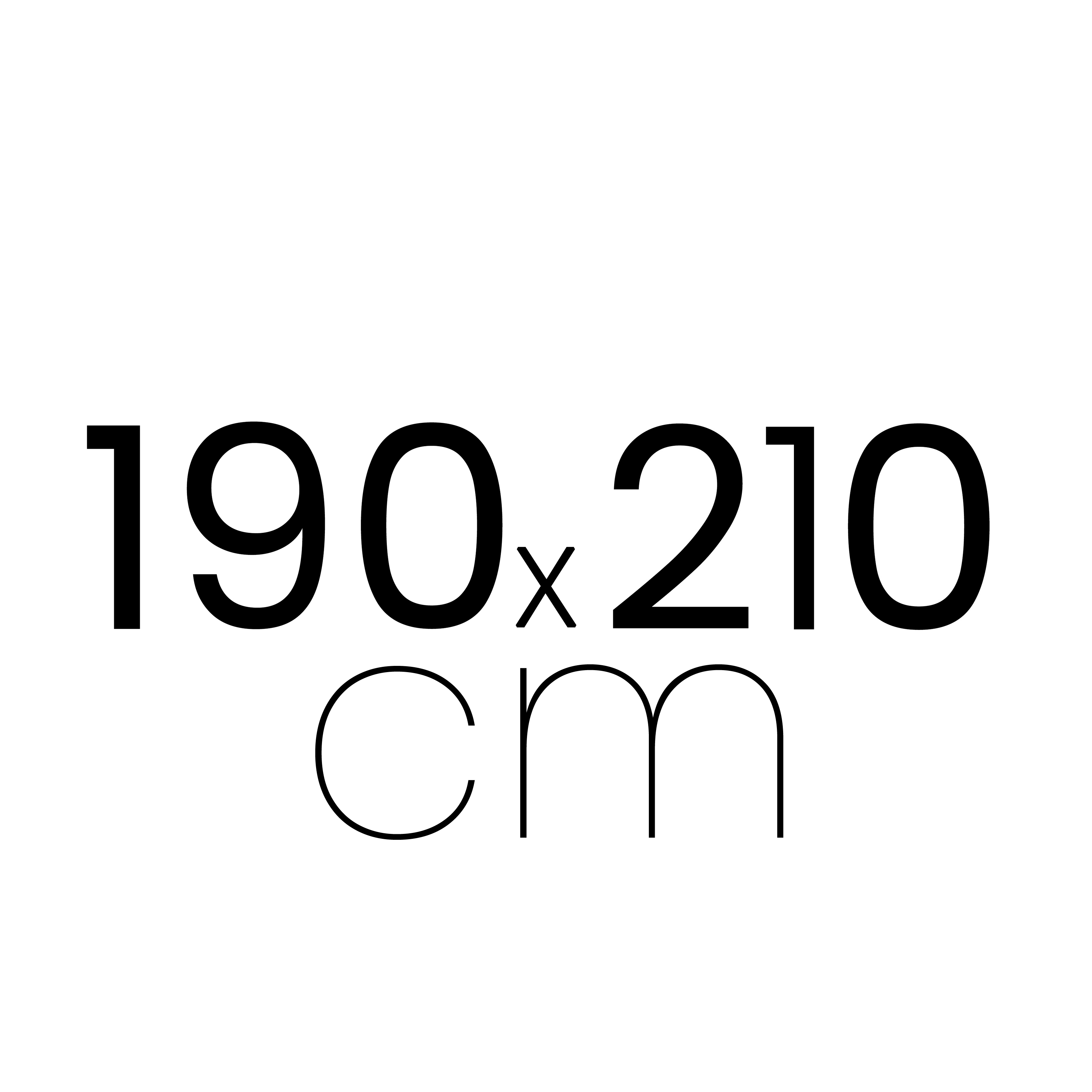 190 x 210