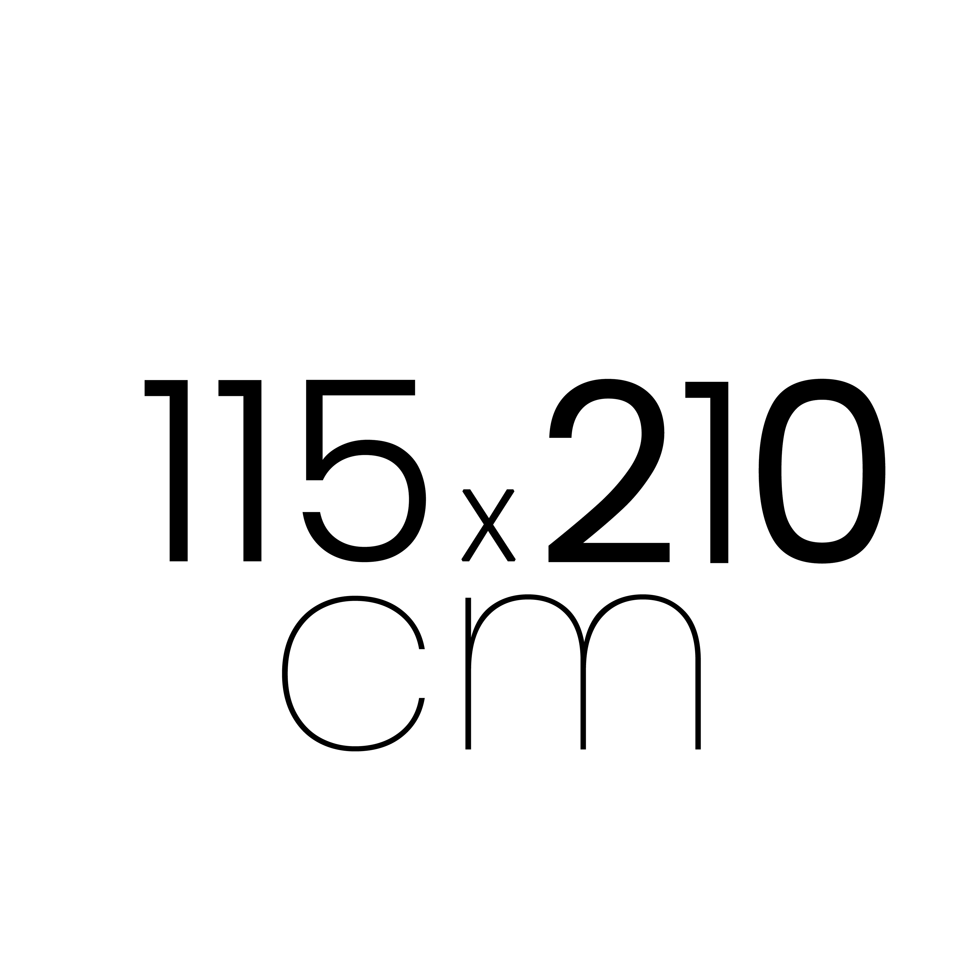 115 x 210