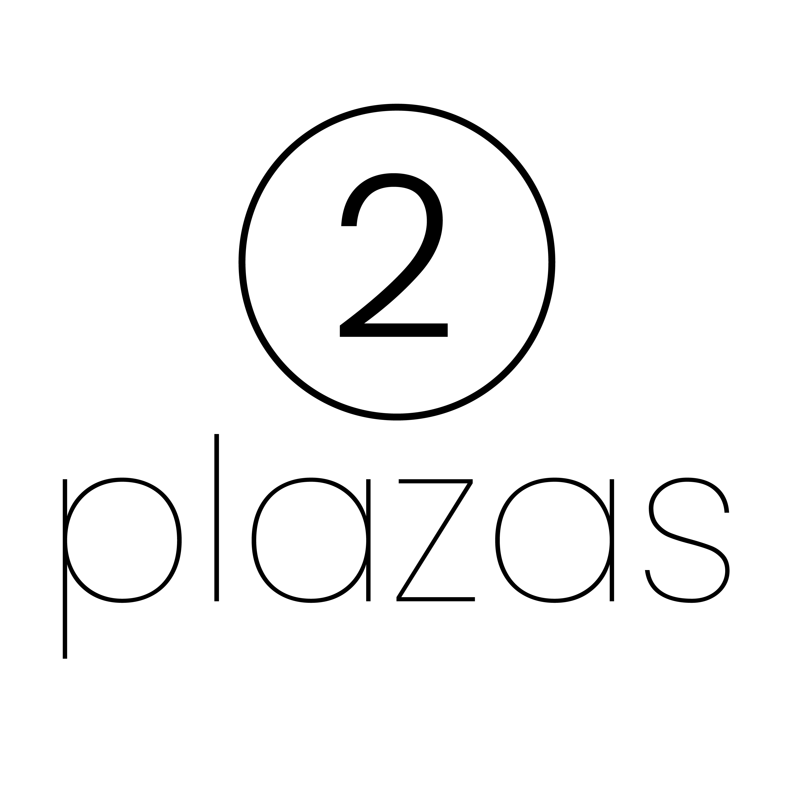 2 plazas