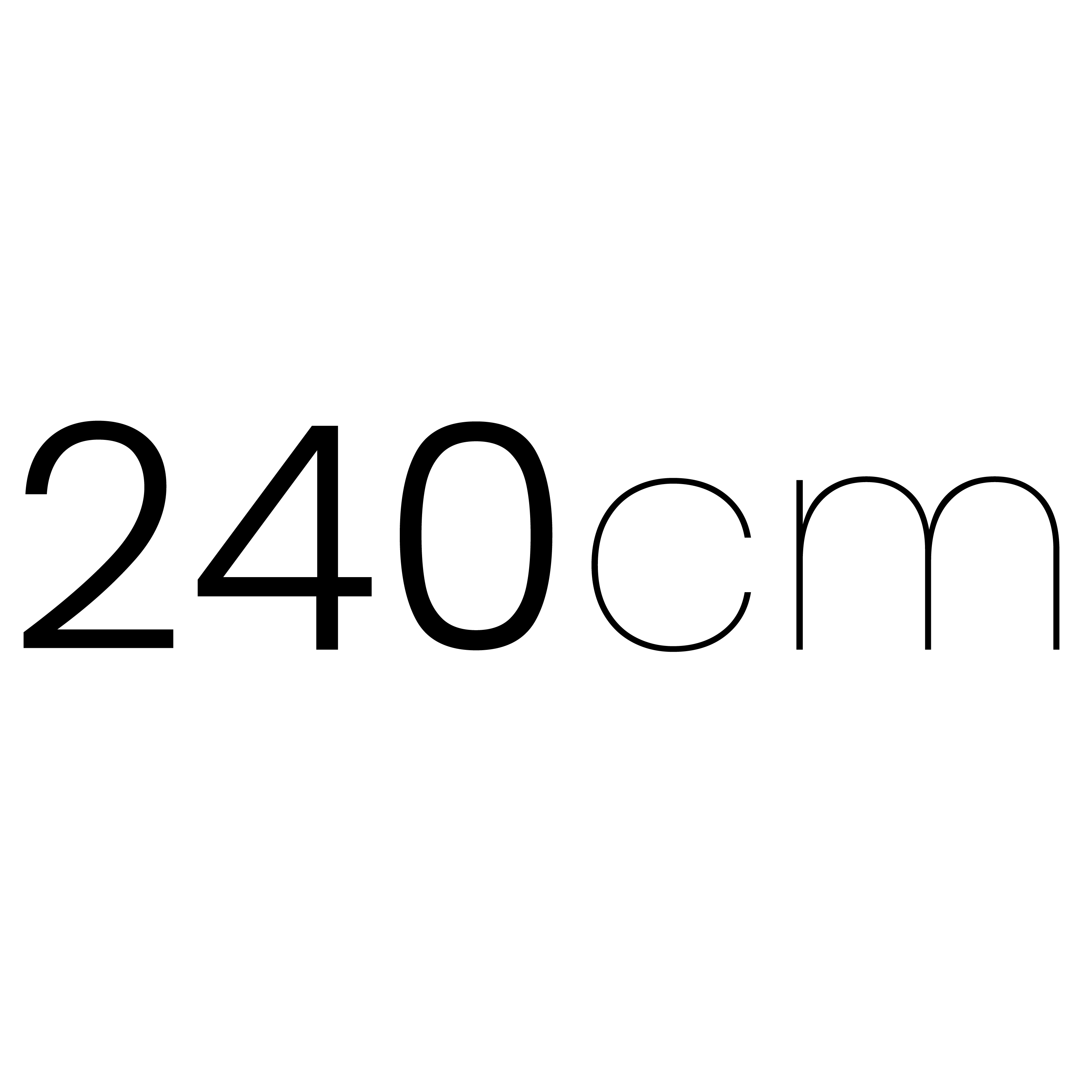 240 cm