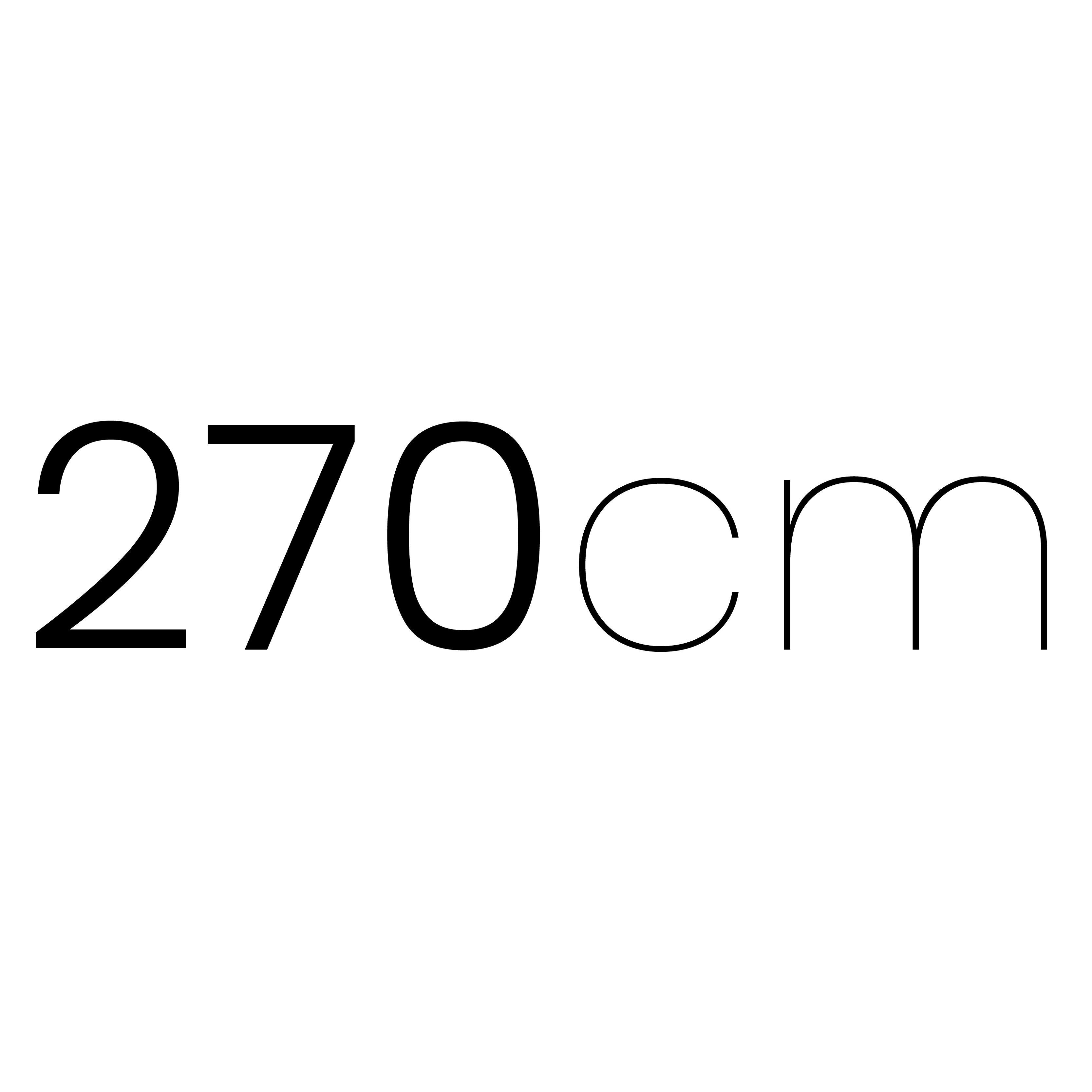 270 cm