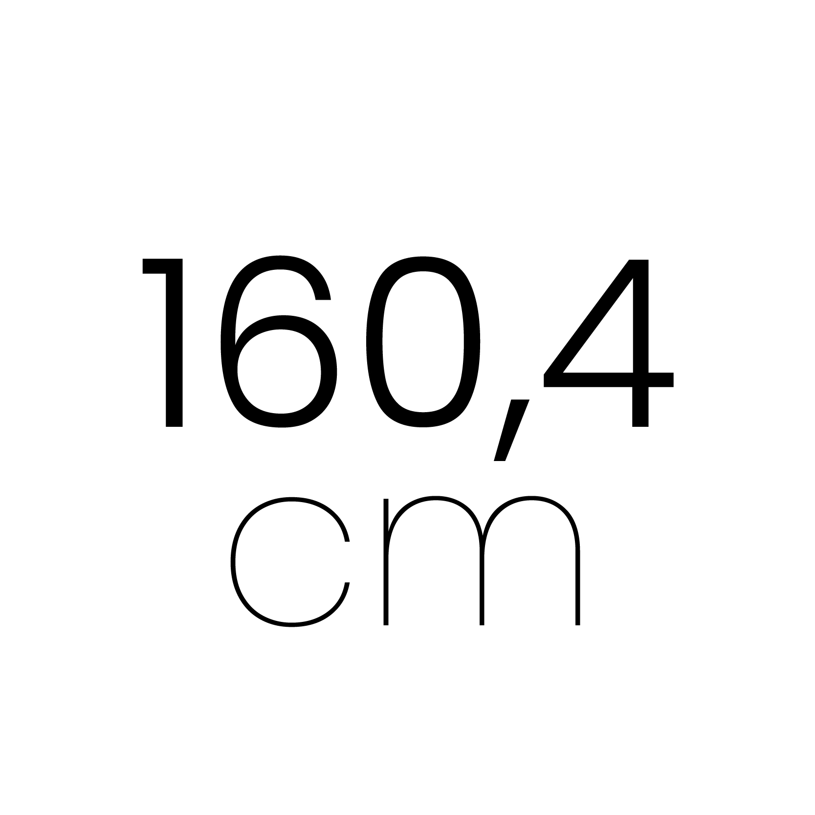 160.4 cm