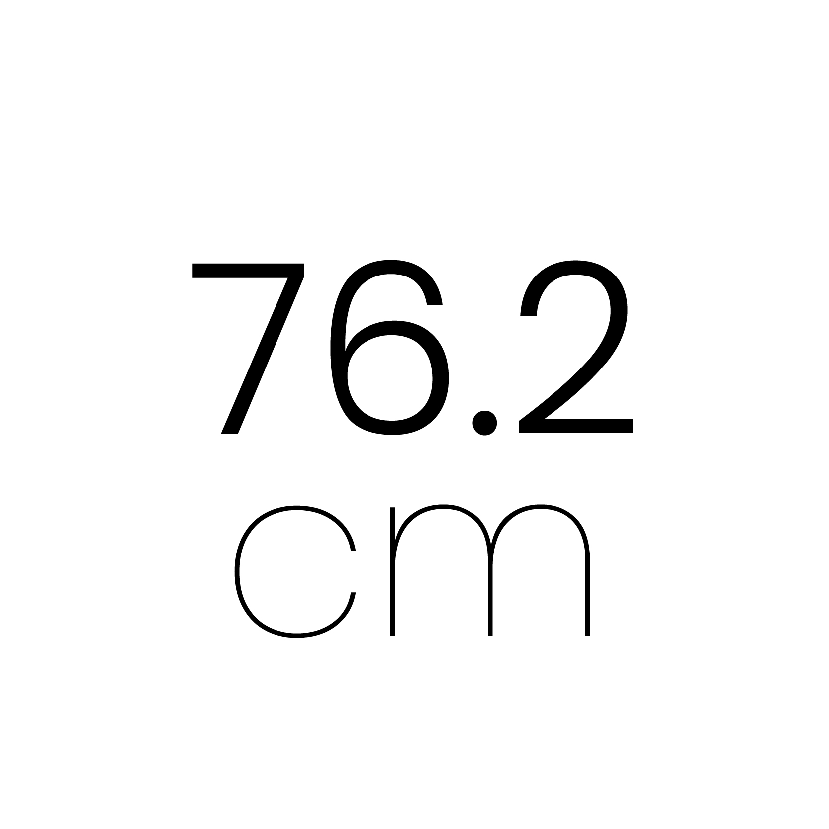 76.2 cm