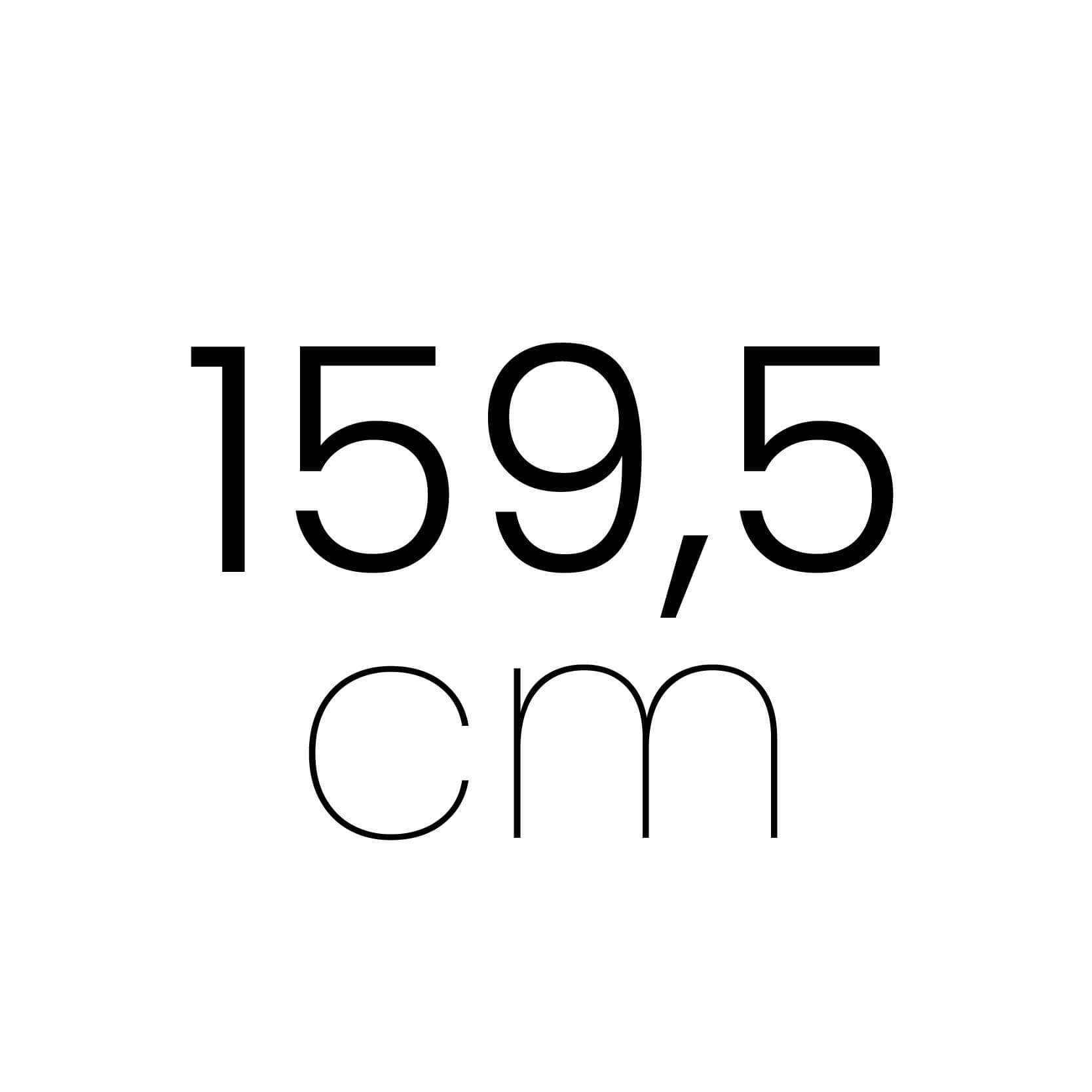 159.5 cm