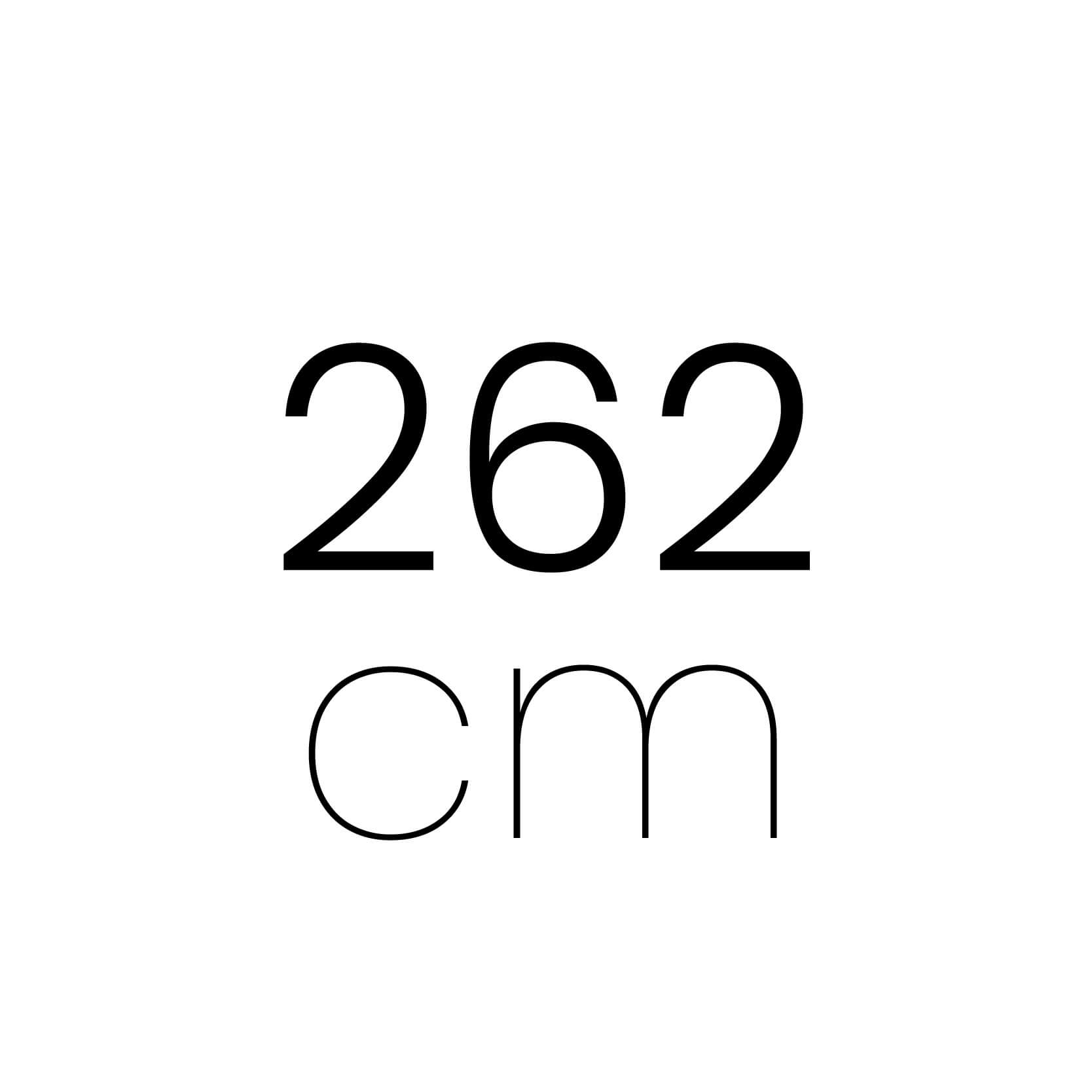 262 cm
