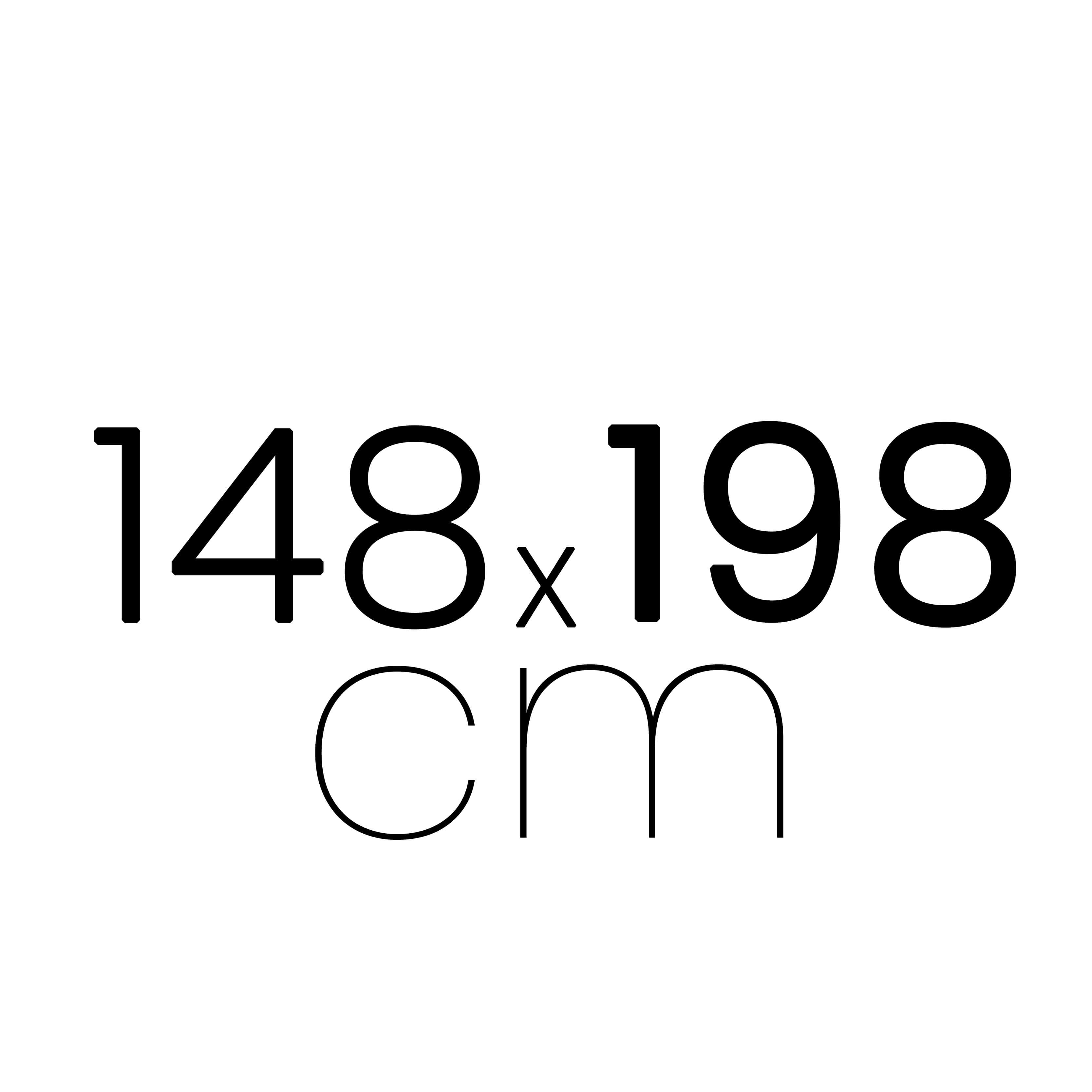 148.2 x 198 cm