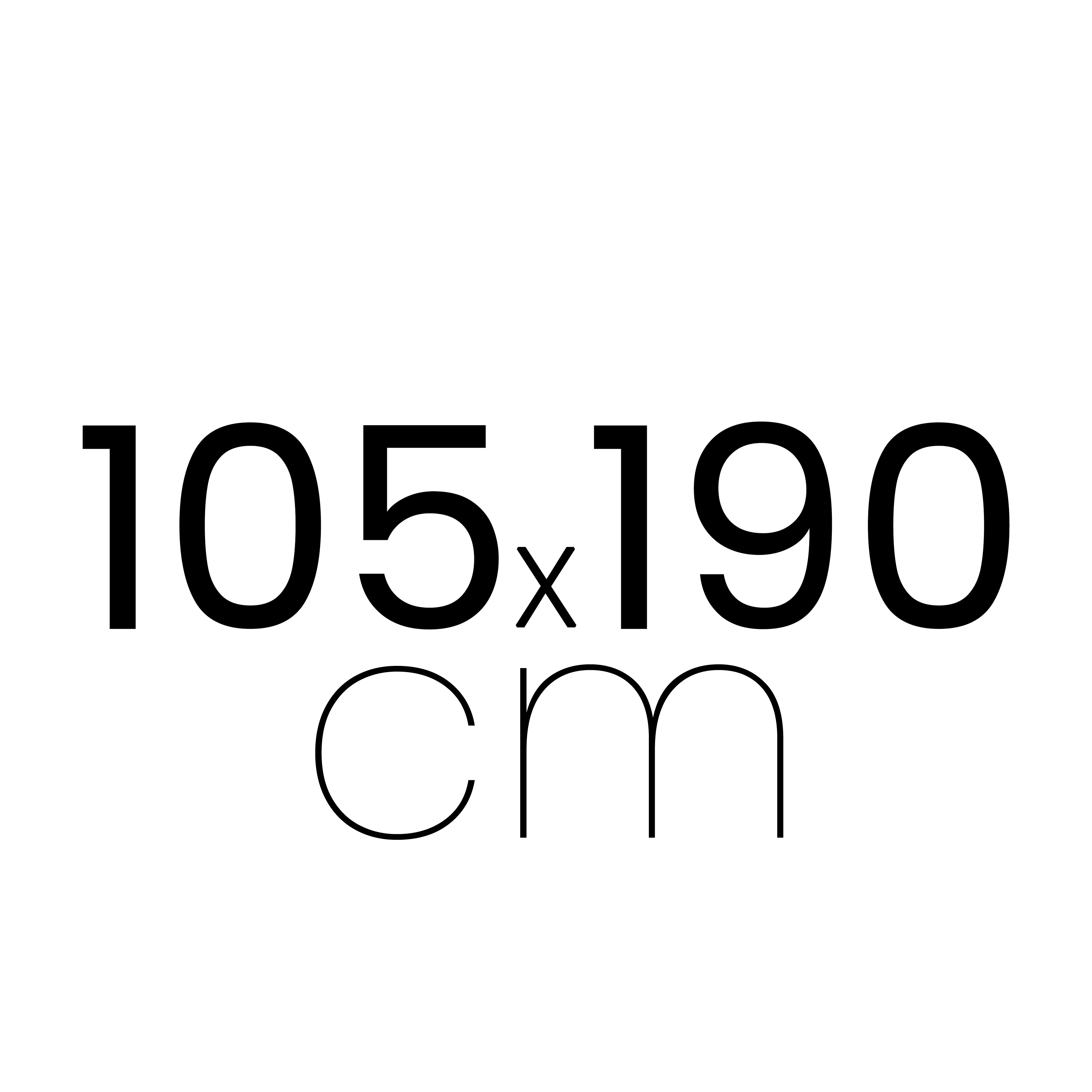 105 x 190