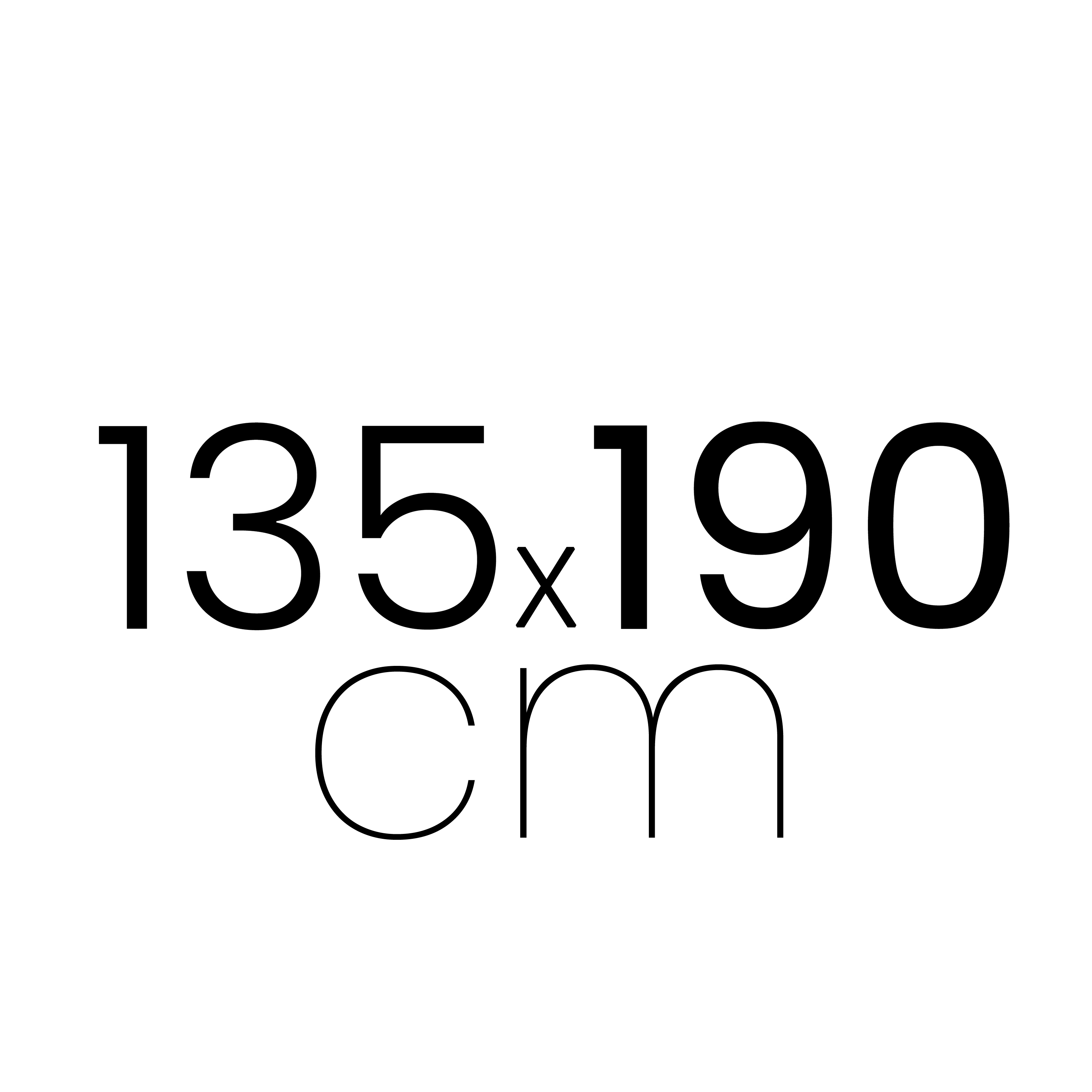 135 x 190