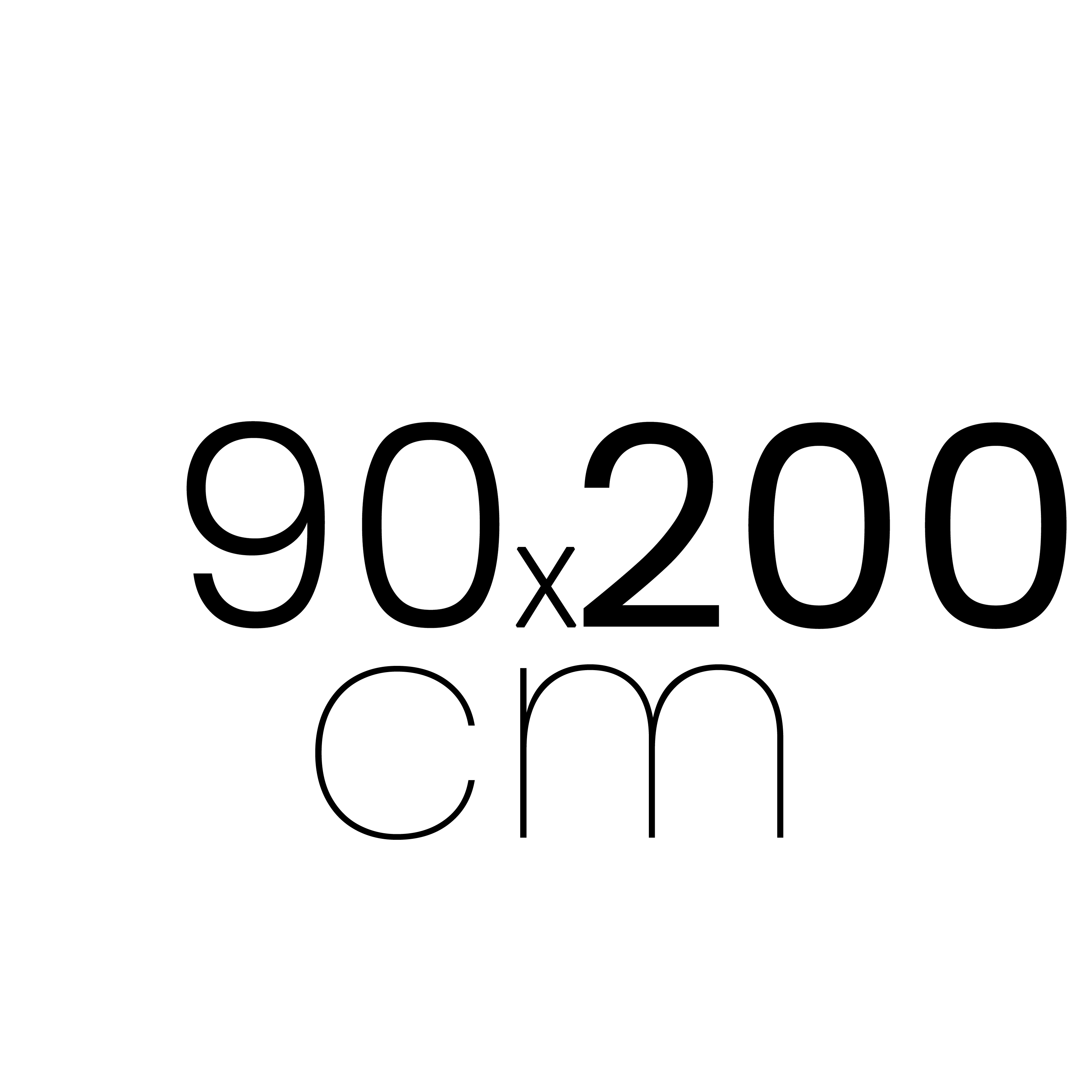 90 x 200