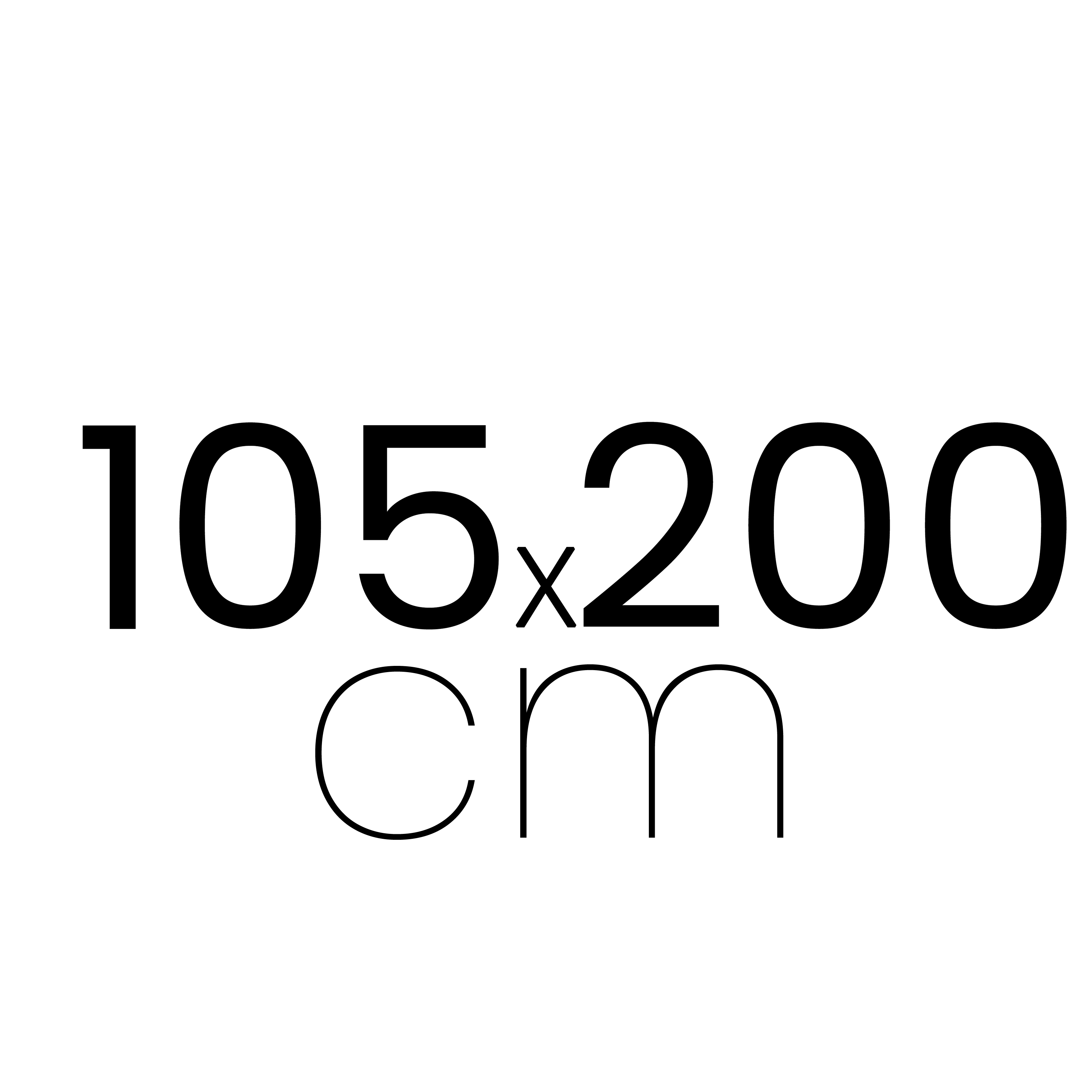 105 x 200