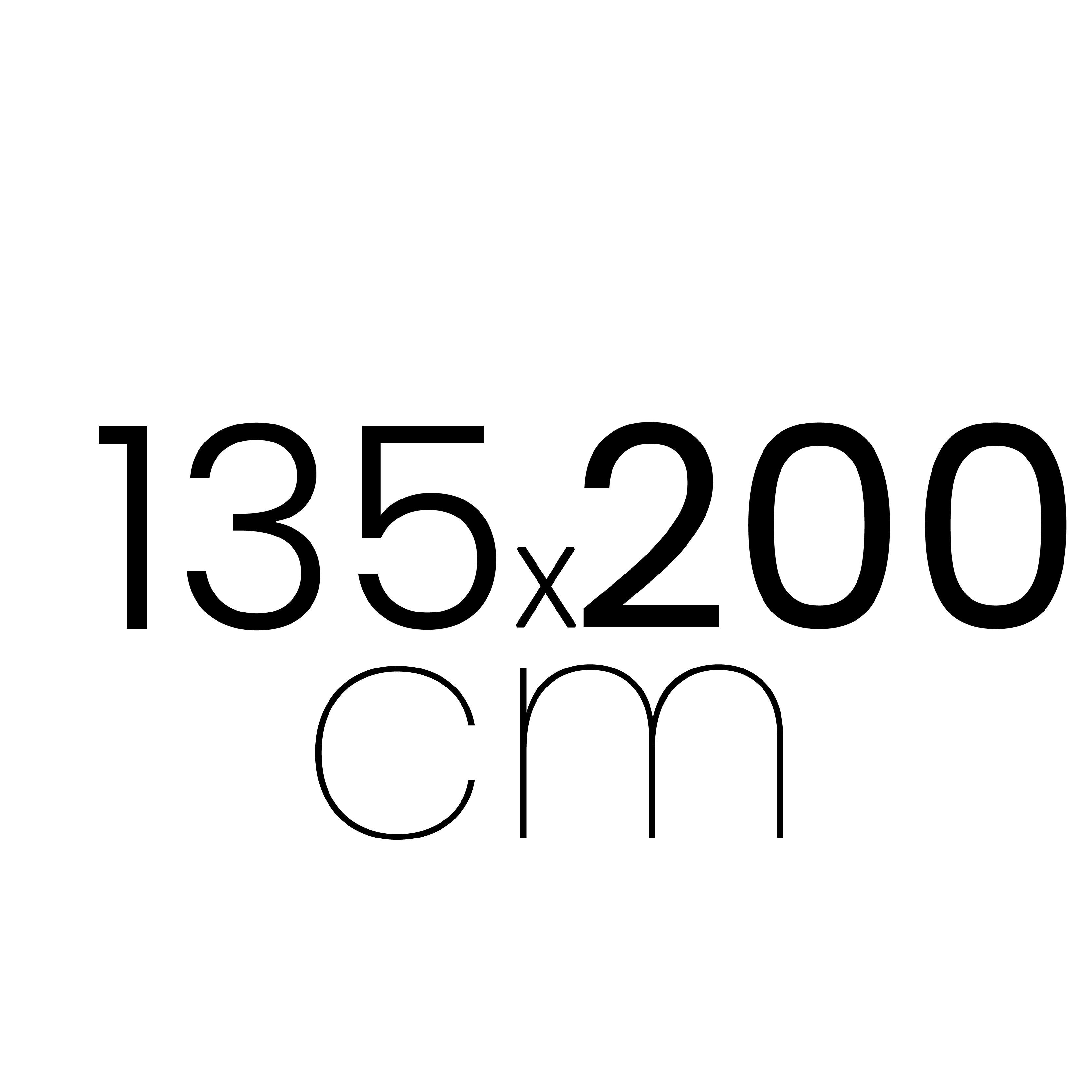 135 x 200