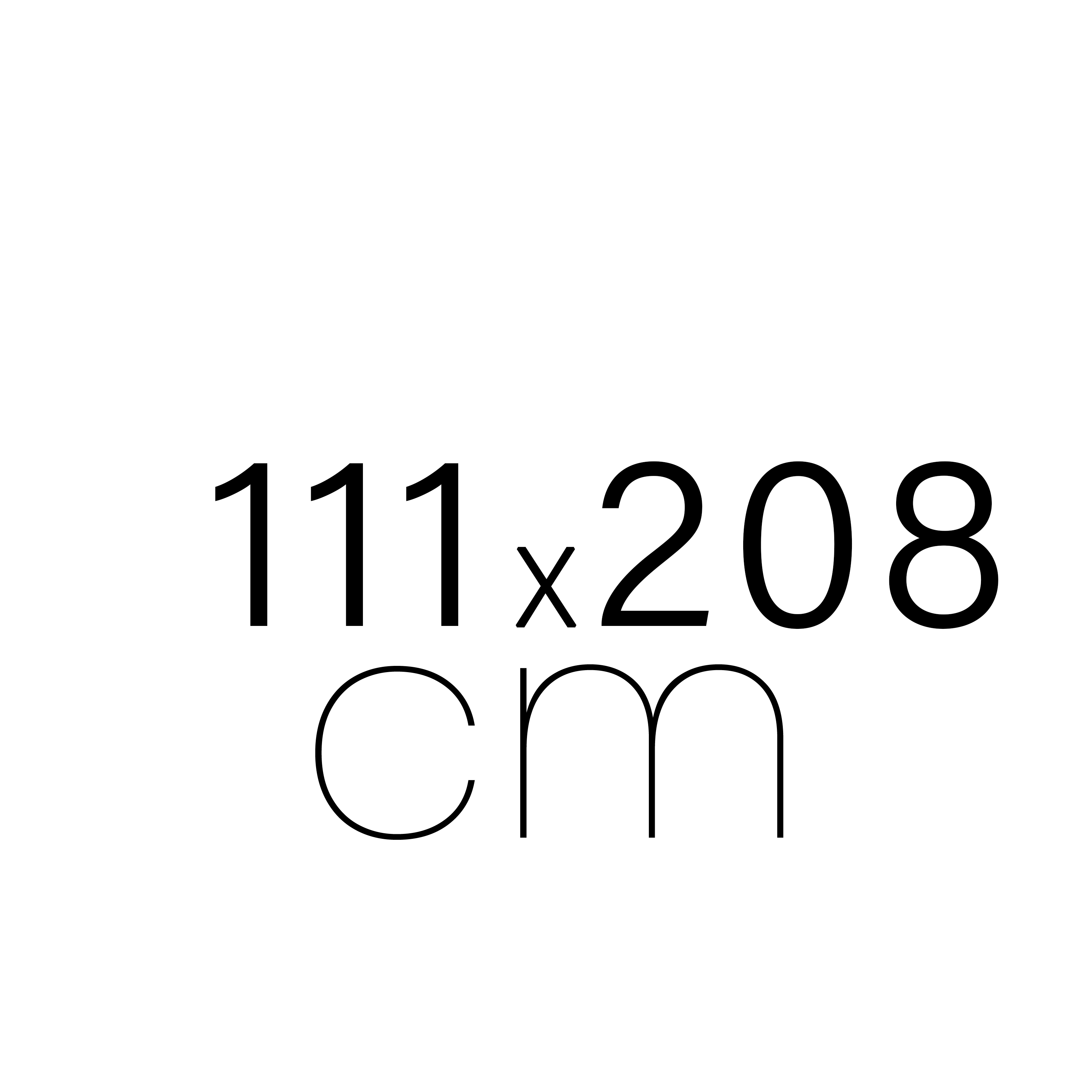 111 x 208