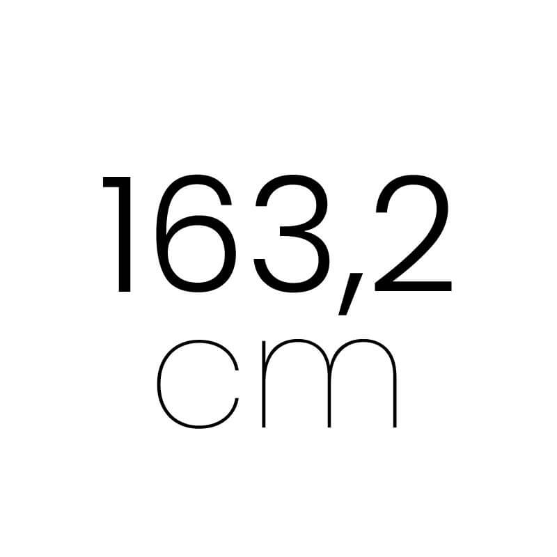 163.2 cm